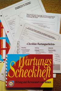 Für die Wartungsinitiative hält der ZVSHK verschiedene Vertragsunterlagen bereit.