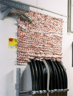 S 90 Kabelabschottung: KBS-Sealbags Brandschutzkissen.