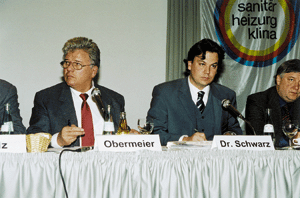 Das Führungsduo des bayerischen SHK-Fachverbands: Landesinnungsmeister Werner Obermeier (links), Hauptgeschäftsführer Dr. Wolfgang Schwarz.