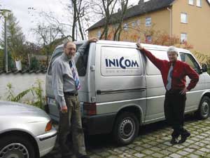 Fahrzeug der Inicom GmbH.