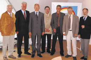 LIM Rolf Richter, HGF Hugo Schütt, Dr. Dieter Perdelwitz, Karl-August Kock, Andreas Katschke, Udo Hansen, Karl-Heinz Reichelt (v.l.n.r.).