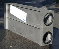 Regenwasserfilter mit Wechselsprung