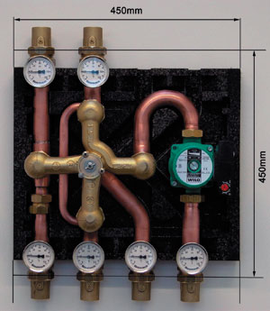 Bild 1: Der Mehrwegemischer "RendeMix" als Zweikreislösung. Bild: HG Baunach