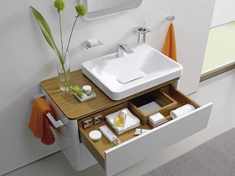 Blickfang im Bad - Waschtische: Die Materialien lassen vielfältige