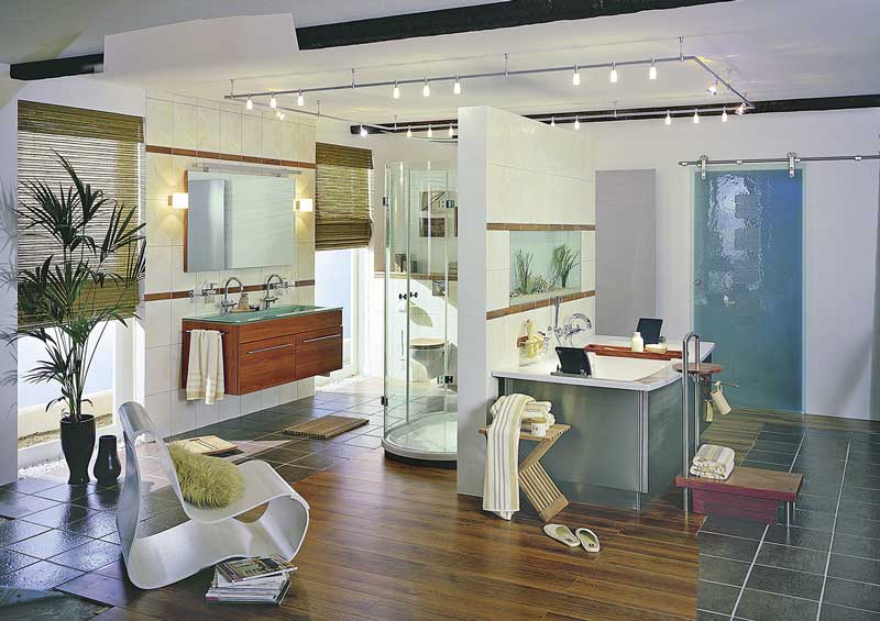 Licht sorgt für Stimmung - Gute Badbeleuchtung verbindet Effizienz