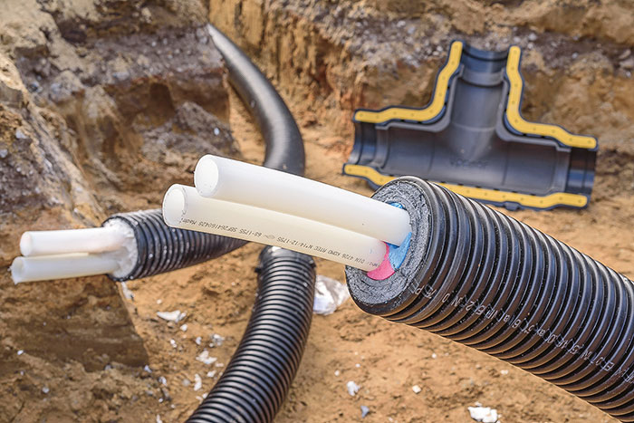 Rohre einfach unter die Erde legen: IKZ.DE