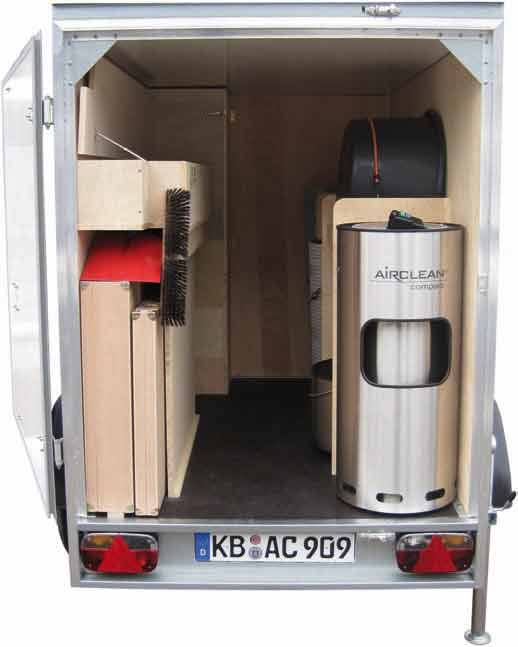 Anhängen und alles dabei haben