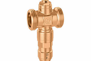Mit dem „iStop“-Frostschutzventil für Vorlauftemperaturen bis zu 90°C hat Caleffi das Programm der „Frostschutzwächter“ ergänzt. Bild: Caleffi