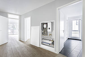 Mit dem Planungstool „Flow“ kann eine Berechnung für jede Variante der Neuheit „Flow 7002“ vorgenommen werden: www.heatsupply-calculator.com/de/bosch Bild: Bosch
