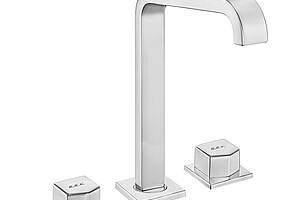 Als eine elegante und kantige Armaturenserie“ beschreibt E.C.A. seine Armaturenserie „ROYAL“.   Bild: E.C.A.