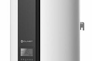 „Aqua F“ erreicht im reinen WP-Betrieb laut Clivet Temperaturen >65°C. Bild: Clivet