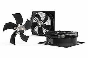 Die Axialventilatoren sind zunächst in Baugröße 860 erhältlich; weitere Größen sind angekündigt. Bild: Rosenberg Ventilatoren