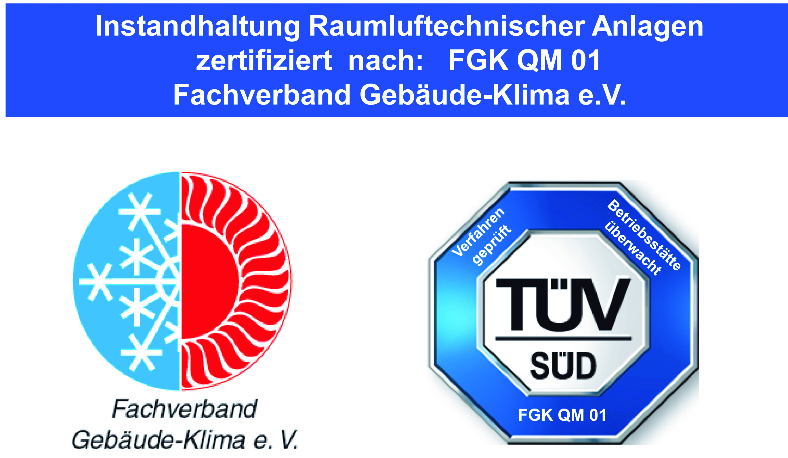 FGK: TÜV-Zertifikat für Instandhaltung und Reinigung von RLT-Anlagen | IKZ