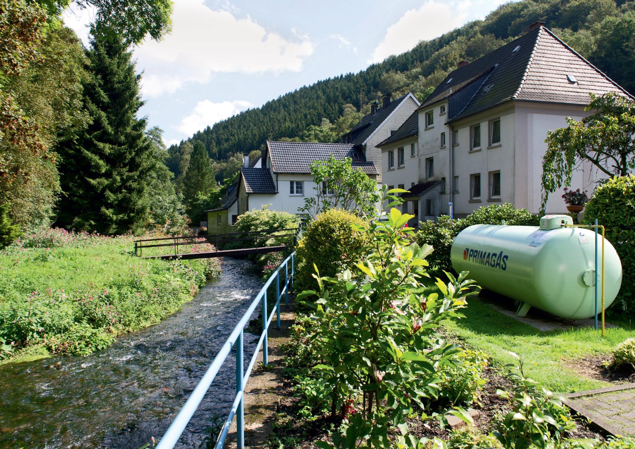 Flüssiggas ist nicht wassergefährdend und kann deshalb sowohl in Hochwasser-Regionen als auch in Wasserschutzgebieten zum Einsatz kommen. (Primagas)
