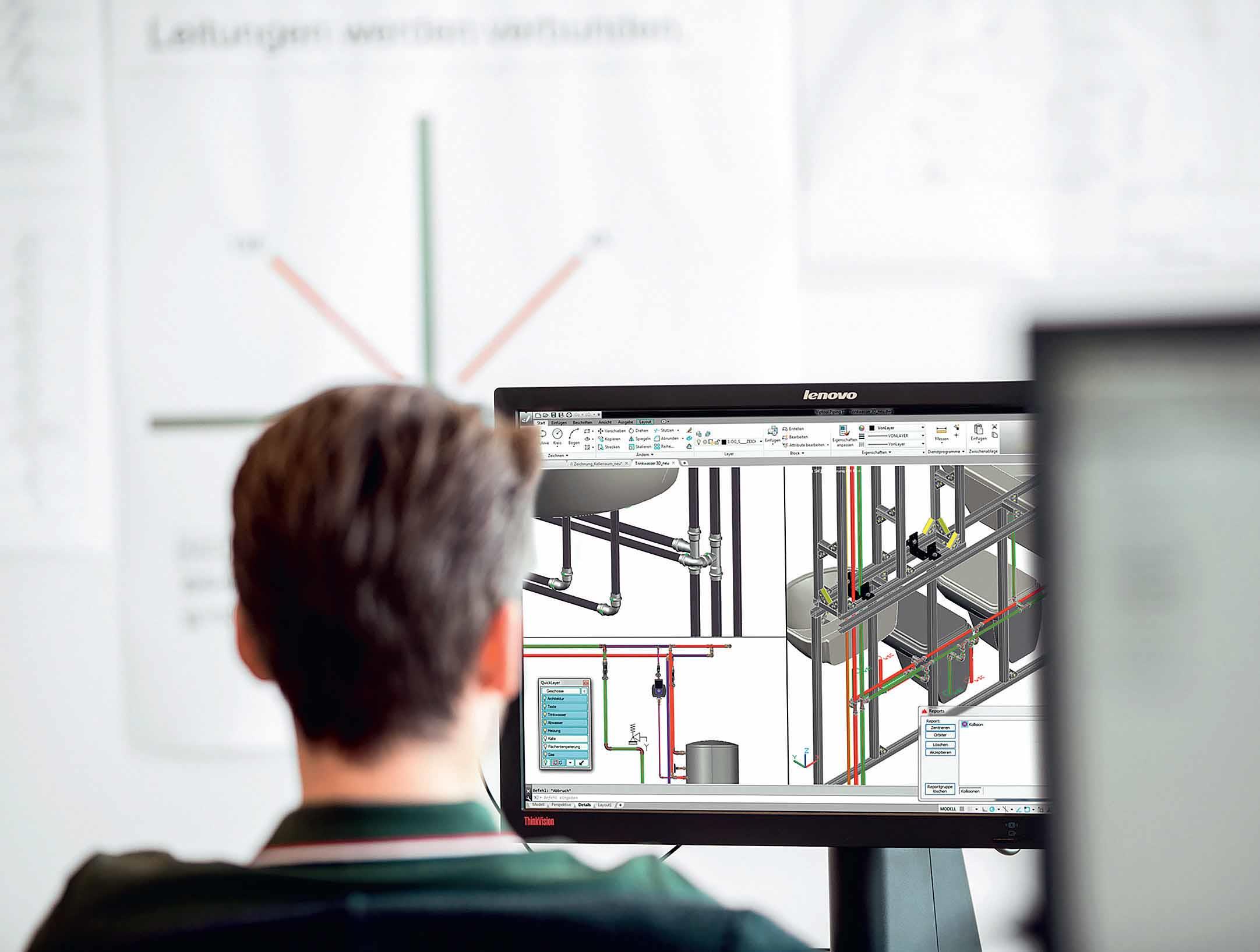 Die bedarfsgerechte Dimensionierung von Trinkwasserinstallationen ist primär eine Frage der Trinkwasserhygiene, hat aber auch eine klimapolitische Dimension. (Viega)