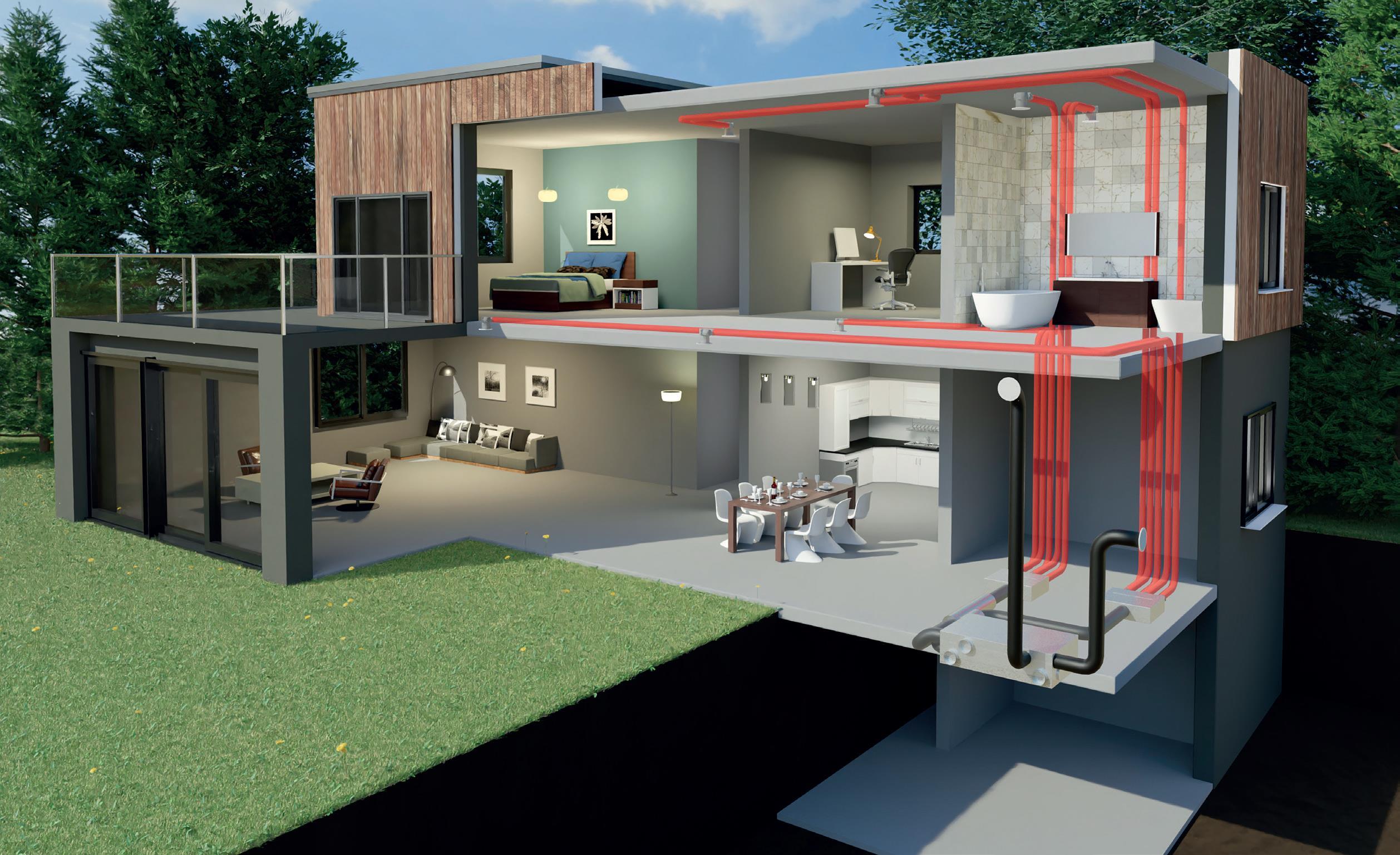 Von der Bedarfsermittlung bis zur Zugänglichkeit für die Wartung: Eine umfassende Planung sorgt dafür, dass die Lüftungsanlage effizient arbeitet und die Bewohner langfristig zufrieden sind. (Vallox)