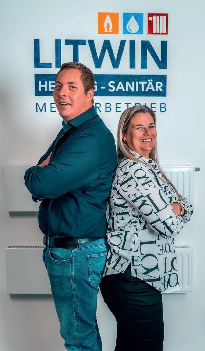 Daniel und Sabrina Litwin. (Litwin Heizung Sanitär GmbH)