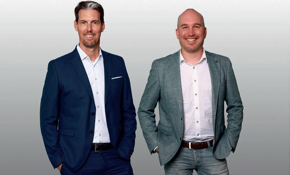 Dirk Drews und Christian Hoffmann bilden die Geschäftsführung der WCG. (WCG Wärme Contracting)