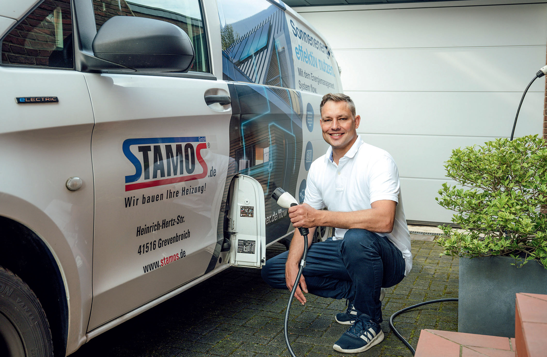 Von den Verzögerungen bei Westnetz ist Heiko van Bergen selbst betroffen: Sein eigenes Mieterstromprojekt stagniert seit geraumer Zeit aufgrund der fehlenden Zählersetzung und der nicht umsetzbaren MK7-Struktur. (Stamos)