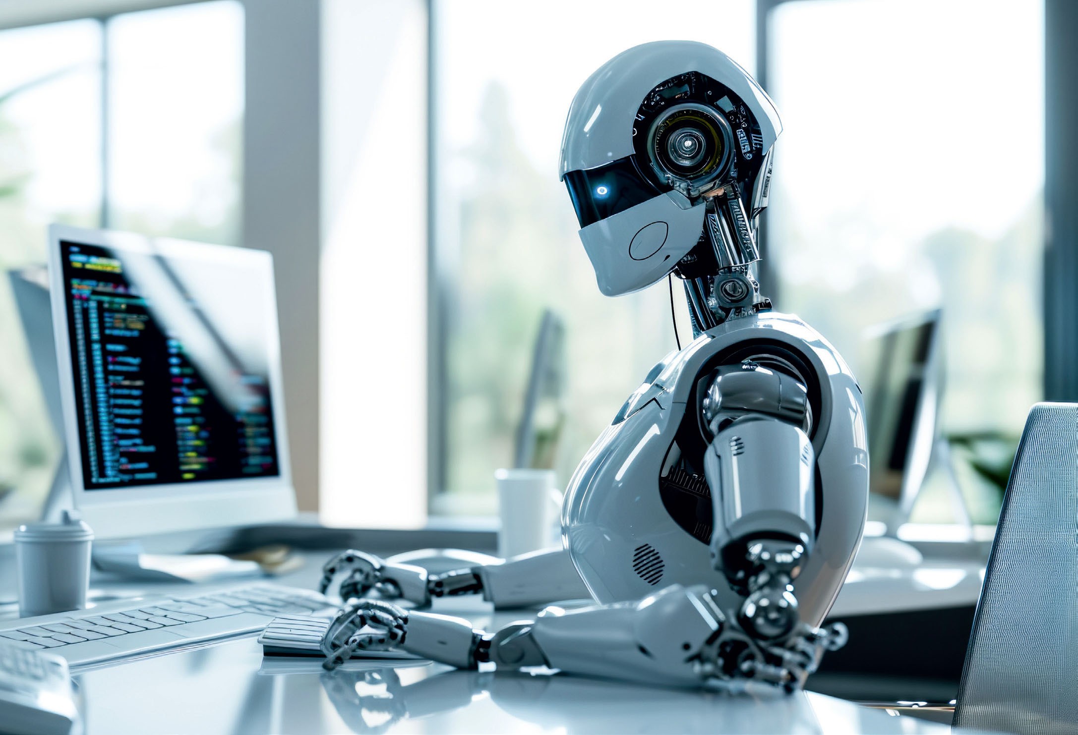 Seit dem 2. August 2026 gilt eine neue Vorgabe aus Brüssel: Wer mit einer KI spricht, muss das auch erfahren. Hintergrund ist der EU AI Act, also die europäische Verordnung für Künstliche Intelligenz. Bild: AdobeStock-KI-Margo_Alexa