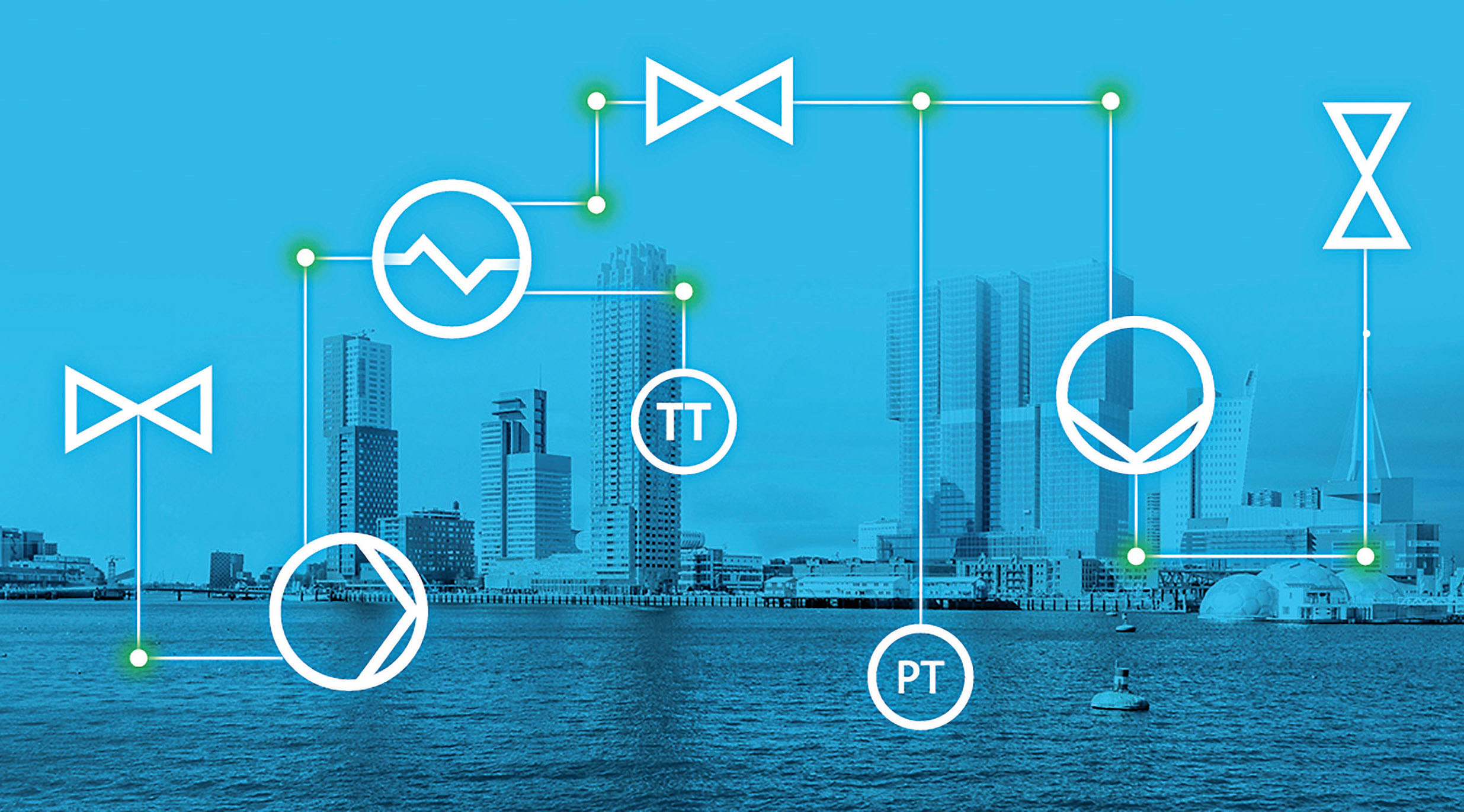 Mit der digitalen Transformation ist die Vision verbunden, dass künftig alles mit allem digital vernetzt ist. Das schafft Transparenz, schafft Sicherheit und schützt Ressourcen. (Grundfos)