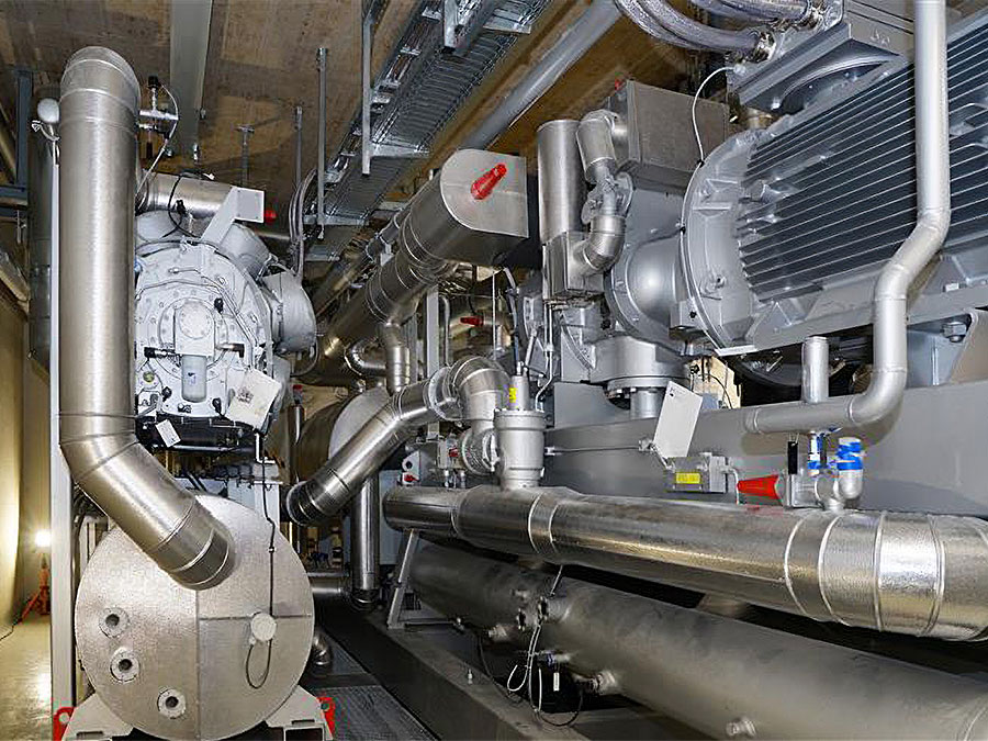 Großwärmepumpen werden für den Energiemix der Zukunft eine entscheidende Rolle spielen, ist sich der Bundesverband Wärmepumpe sicher. Bild: BWP/ Rechenbach