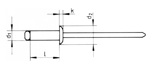 Blindnieten - Normteile und kundenspezifische Zeichnungsteile